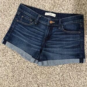 Abercrombie & Fitch Dark Blue Jean Shorts
